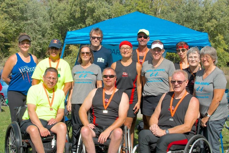 Participants in the race