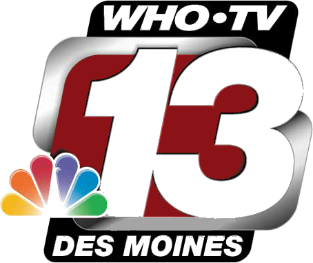 WHO-TV channel 13 news logo
